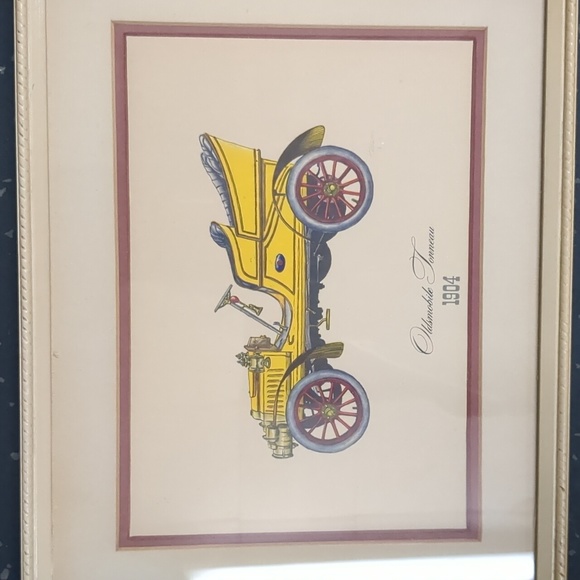 Vintage frames car prints set of 5 - Picture 2 of 7